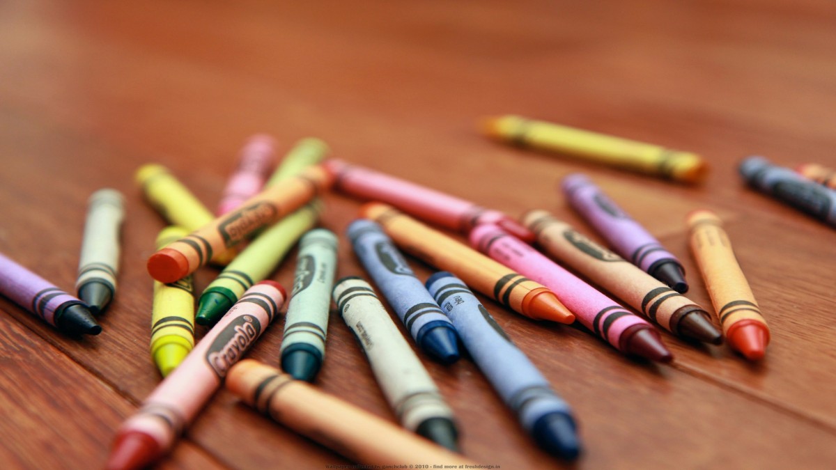مداد شمعی-هنری و نقاشی